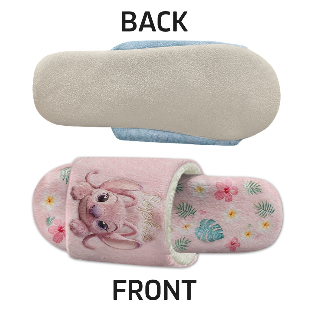Personalized Open-Toe Slippers with Alien Monster Design for Kids Open-Toe Slippers GradoCreations