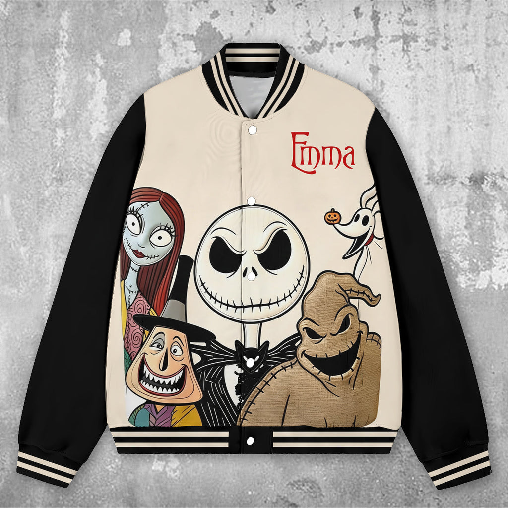 Personalized Nightmare Varsity Jacket Custom Name Gift Varsity Jacket GradoCreations