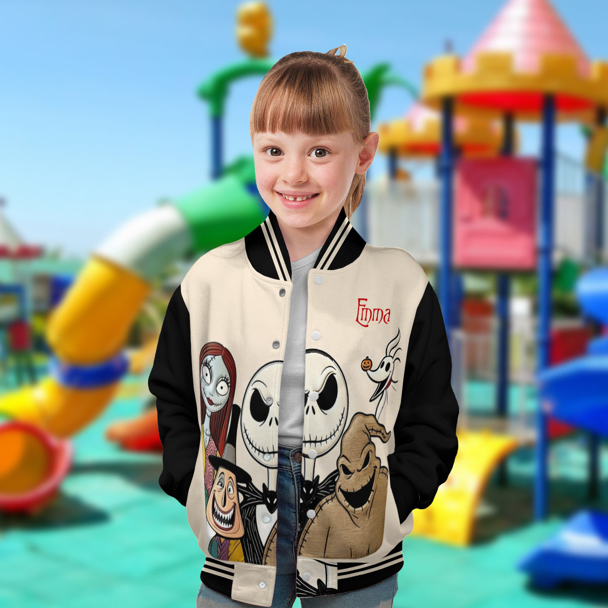 Personalized Nightmare Varsity Jacket Custom Name Gift Varsity Jacket GradoCreations