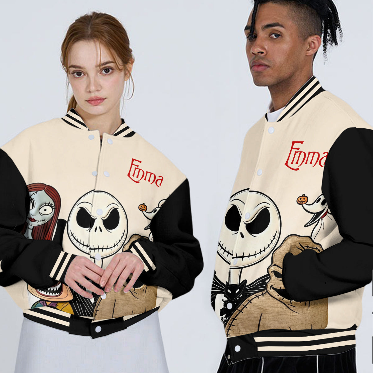 Personalized Nightmare Varsity Jacket Custom Name Gift Varsity Jacket GradoCreations