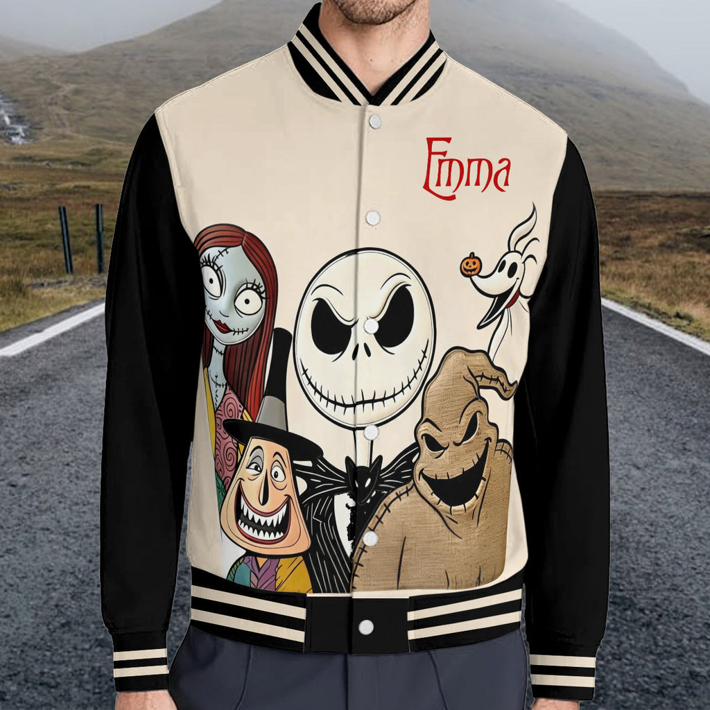 Personalized Nightmare Varsity Jacket Custom Name Gift Varsity Jacket GradoCreations