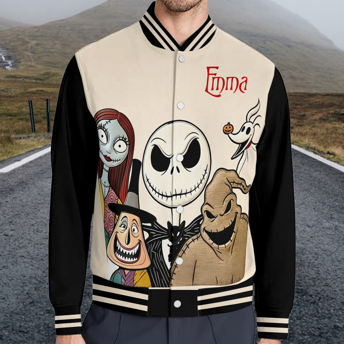 Personalized Nightmare Varsity Jacket Custom Name Gift Varsity Jacket GradoCreations