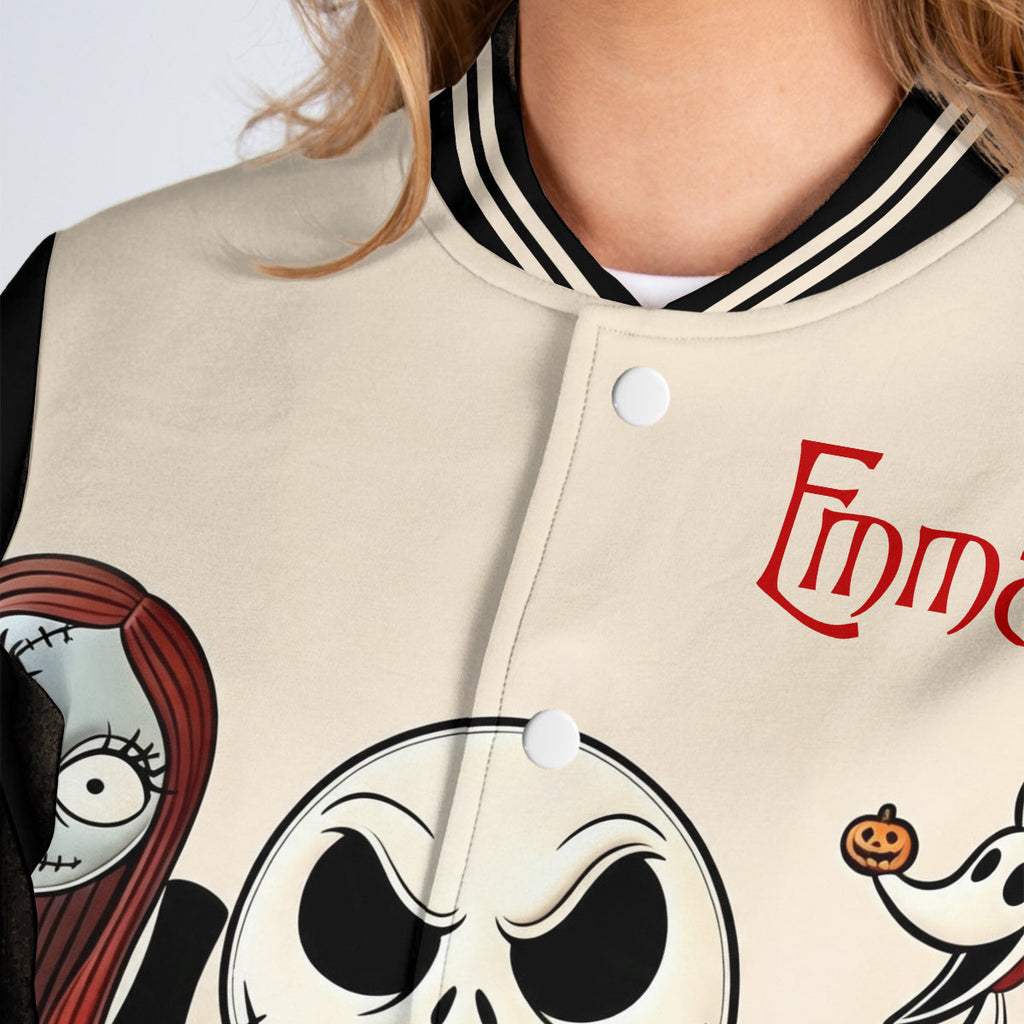 Personalized Nightmare Varsity Jacket Custom Name Gift Varsity Jacket GradoCreations