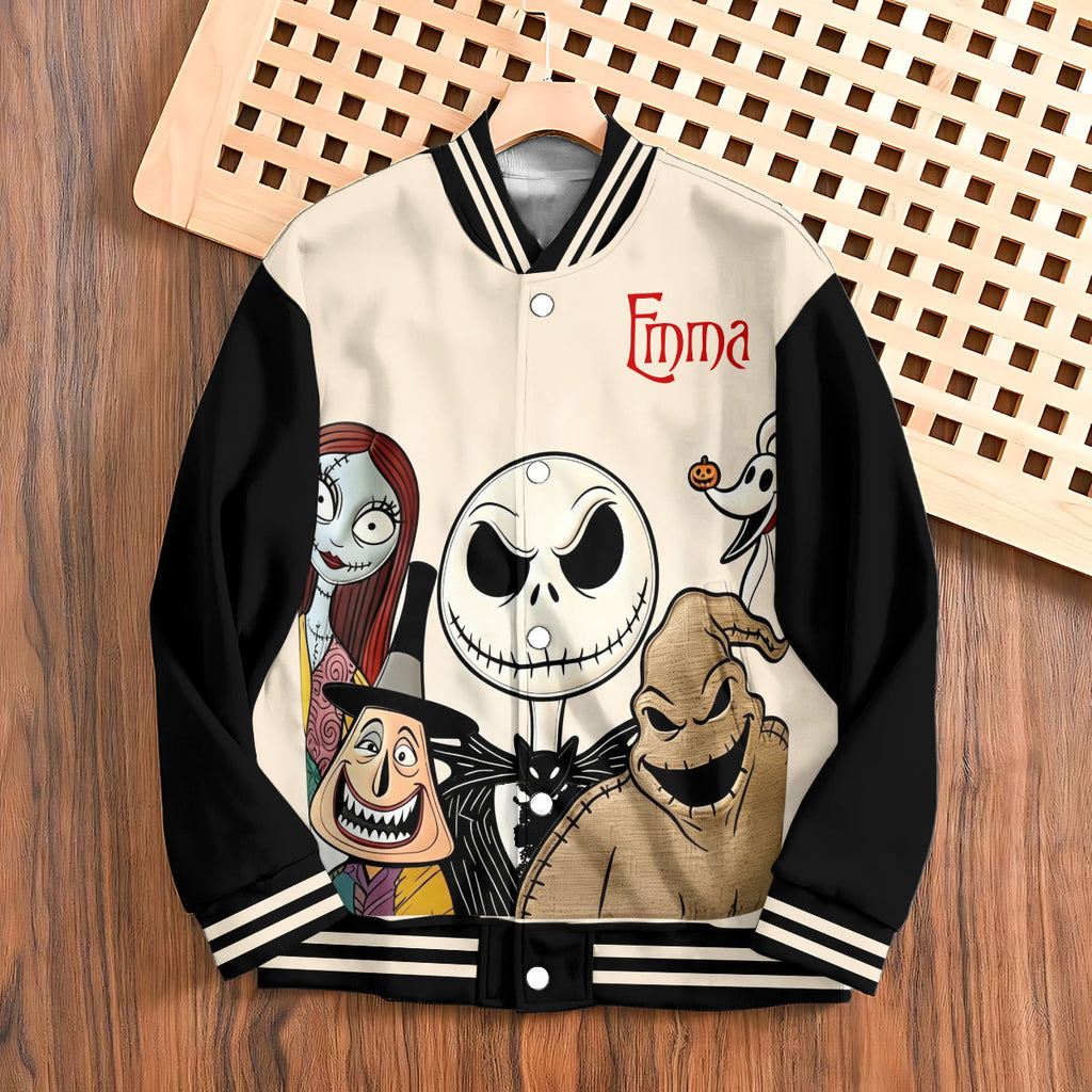 Personalized Nightmare Varsity Jacket Custom Name Gift Varsity Jacket GradoCreations