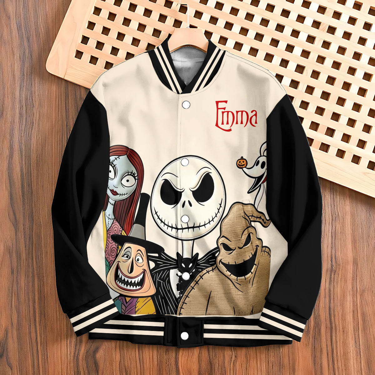 Personalized Nightmare Varsity Jacket Custom Name Gift Varsity Jacket GradoCreations