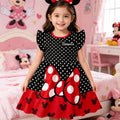Personalized Disney-Inspired Kid Dress with Flutter Sleeves Gift for Girls Kid Dress GradoCreations