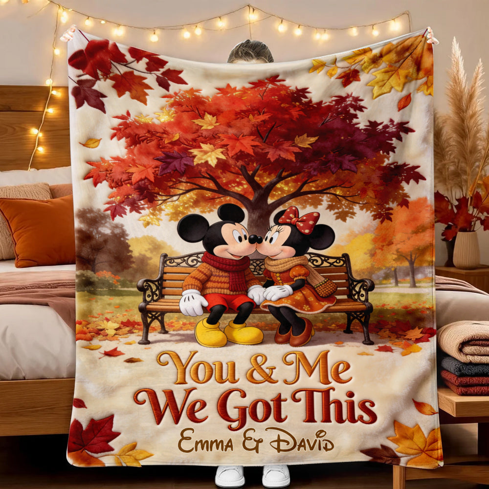 Personalized You & Me Blanket Custom Names Cozy Gift Blanket GradoCreations