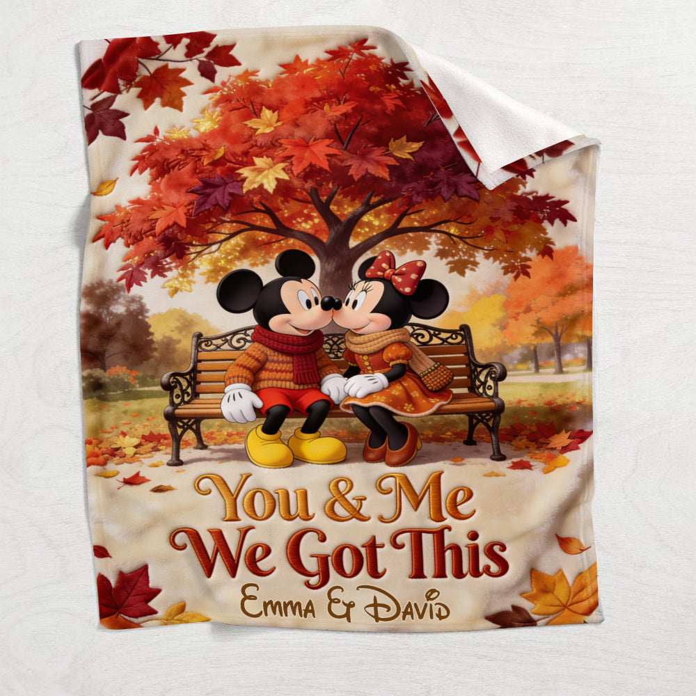 Personalized You & Me Blanket Custom Names Cozy Gift Blanket GradoCreations