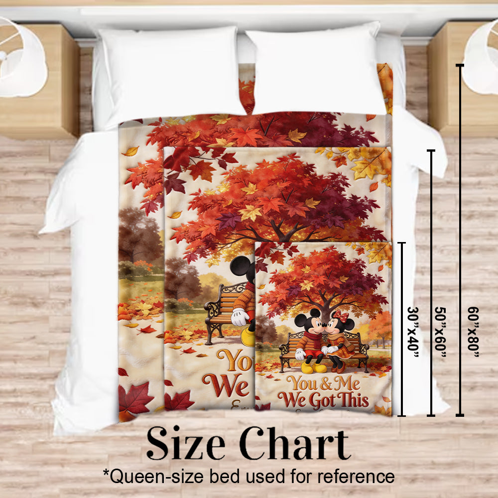 Personalized You & Me Blanket Custom Names Cozy Gift Blanket GradoCreations