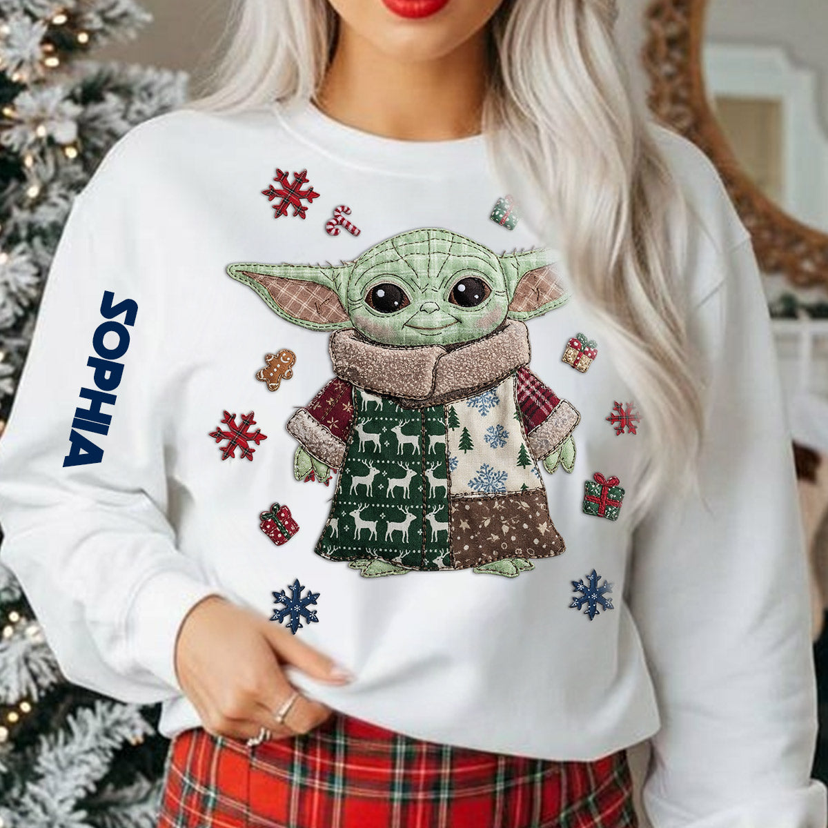 Personalized Christmas Ugly Sweater with Custom Name & Design Ugly Sweater GradoCreations
