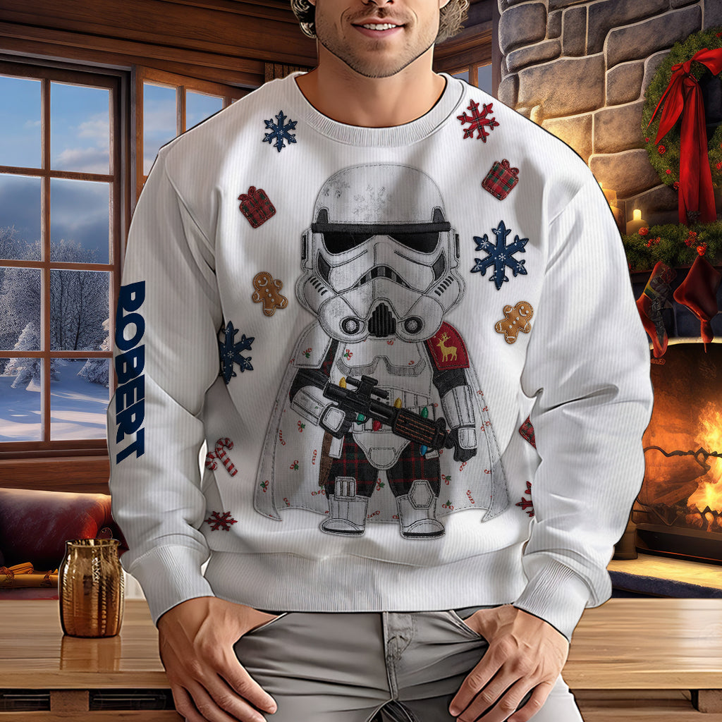 Personalized Christmas Ugly Sweater with Custom Name & Design Ugly Sweater GradoCreations