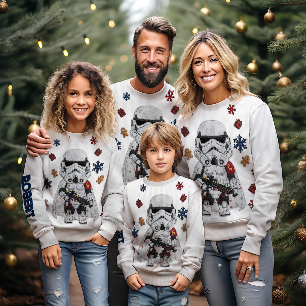Personalized Christmas Ugly Sweater with Custom Name & Design Ugly Sweater GradoCreations