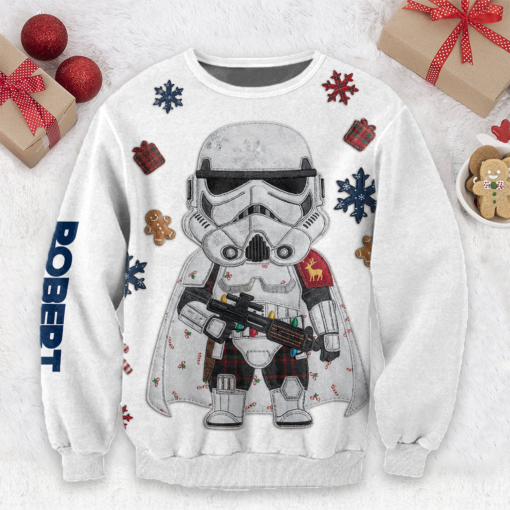 Personalized Christmas Ugly Sweater with Custom Name & Design Ugly Sweater GradoCreations