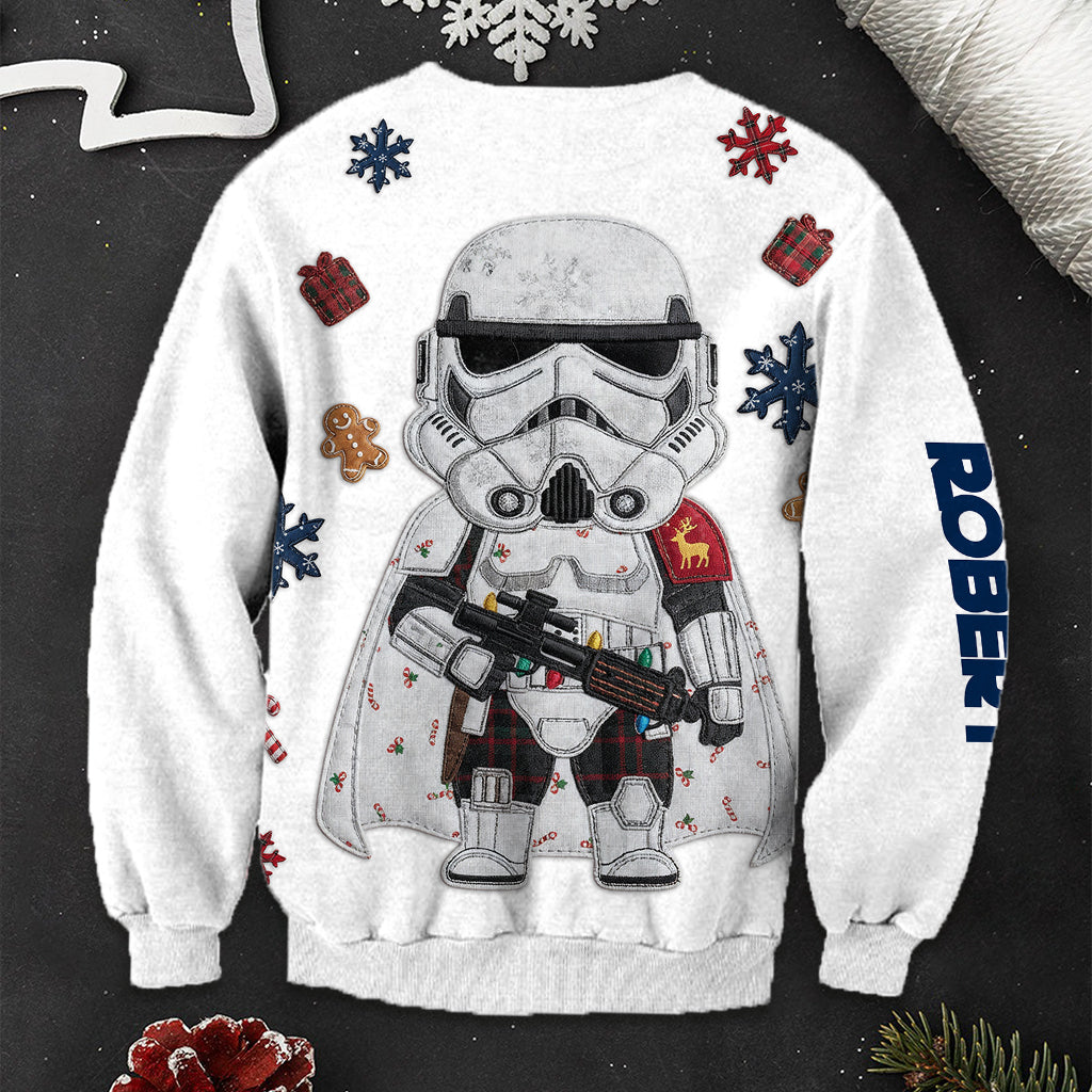 Personalized Christmas Ugly Sweater with Custom Name & Design Ugly Sweater GradoCreations