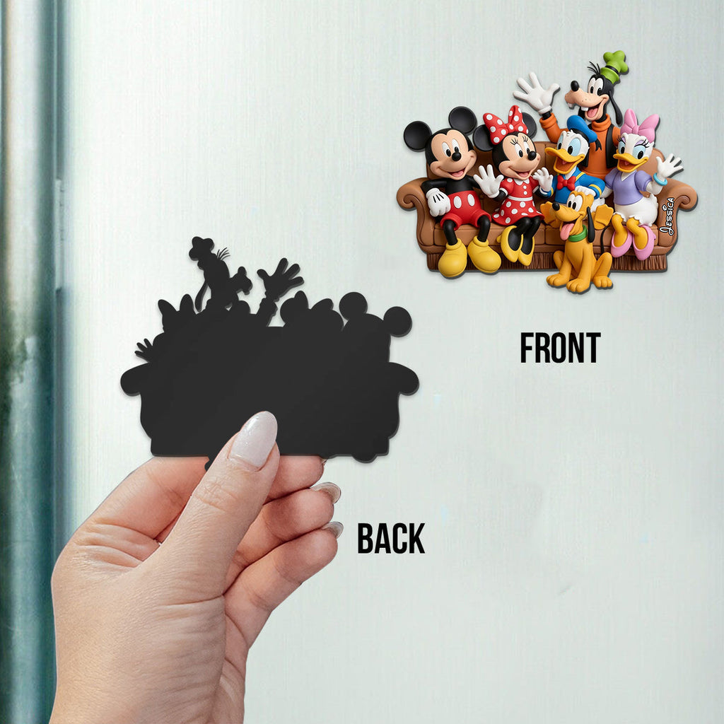 Personalized Disney Friends Mouse Magnet Custom Gift Magnet GradoCreations