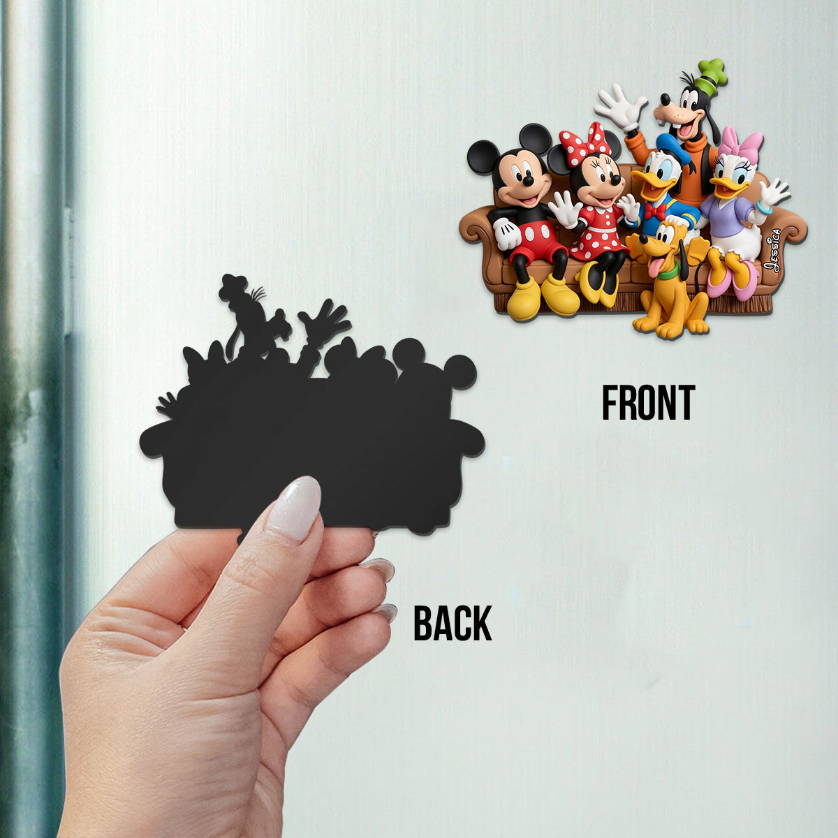 Personalized Disney Friends Mouse Magnet Custom Gift Magnet GradoCreations