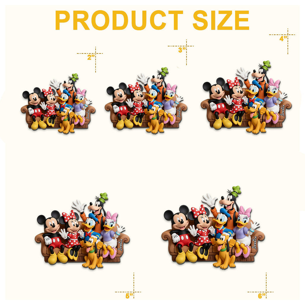 Personalized Disney Friends Mouse Magnet Custom Gift Magnet GradoCreations