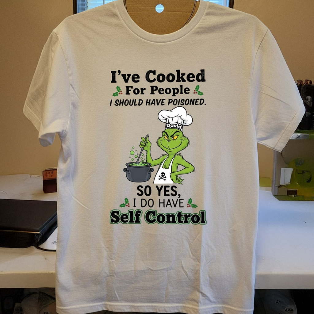 Personalized Funny Grinch T-shirt & Hoodie Gift for Christmas T-shirt & Hoodie GradoCreations