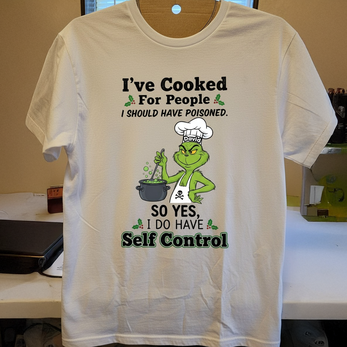 Personalized Funny Grinch T-shirt & Hoodie Gift for Christmas T-shirt & Hoodie GradoCreations