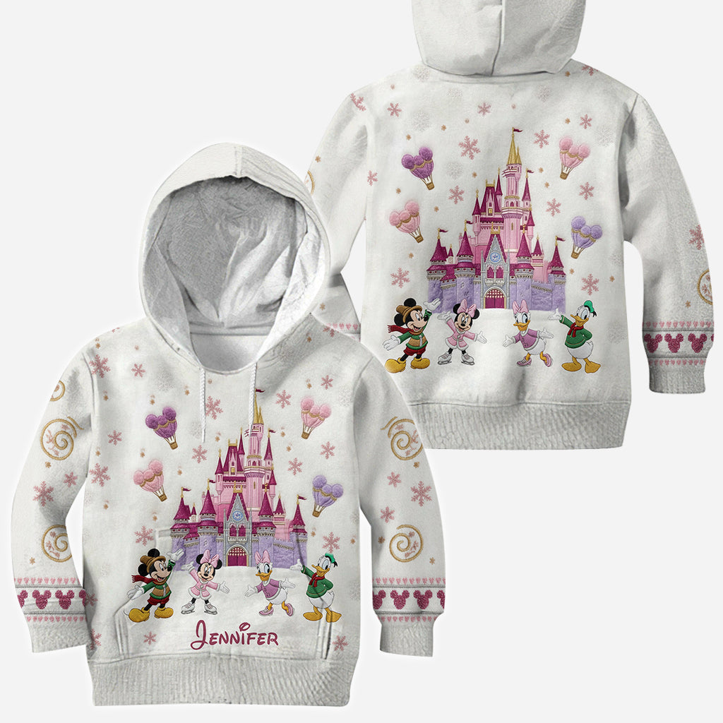 Personalized Winter Castle All Over Shirt Custom Name Gift All Over Shirt GradoCreations