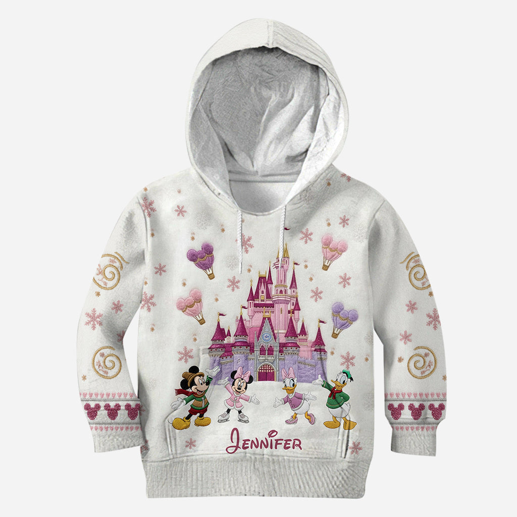 Personalized Winter Castle All Over Shirt Custom Name Gift All Over Shirt GradoCreations