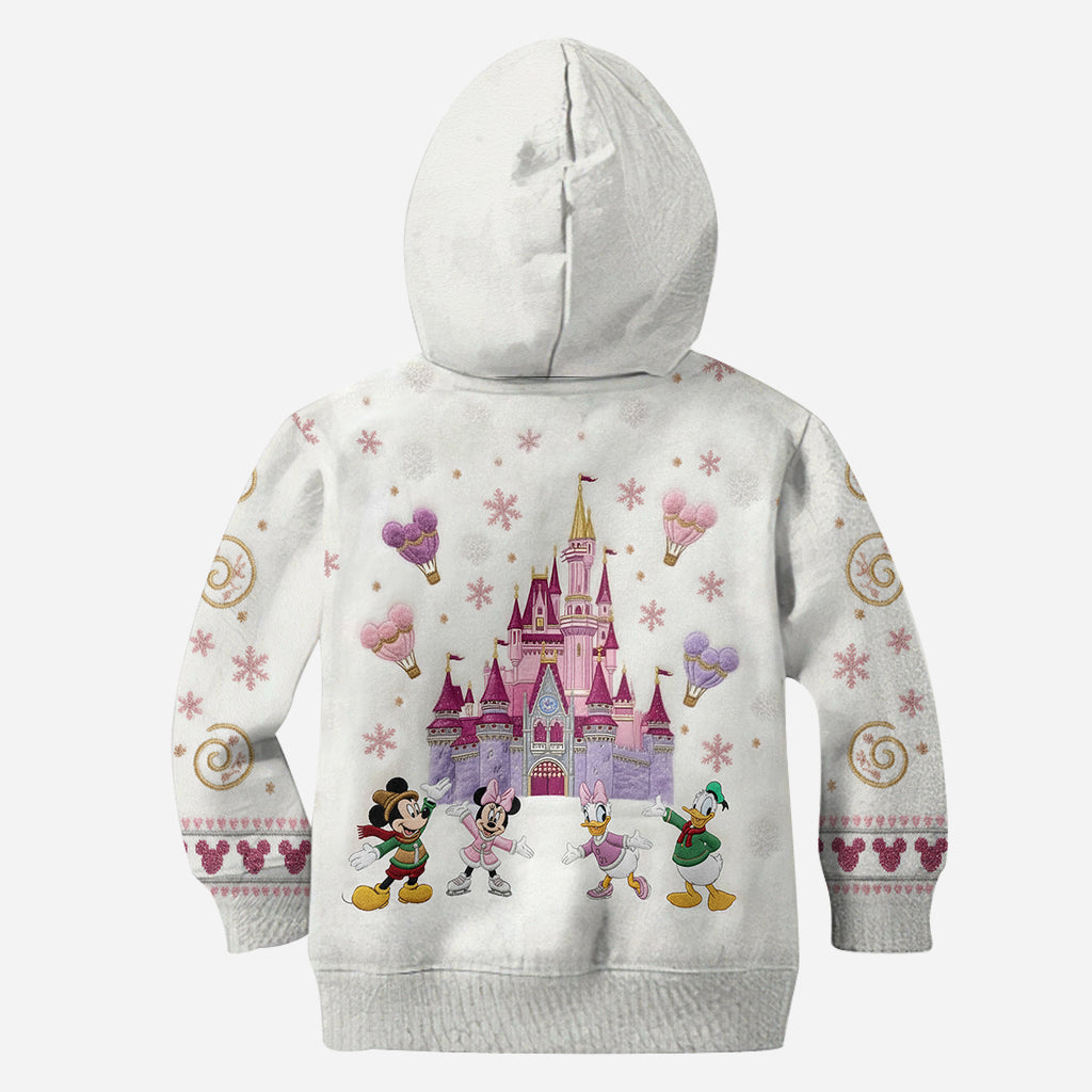 Personalized Winter Castle All Over Shirt Custom Name Gift All Over Shirt GradoCreations