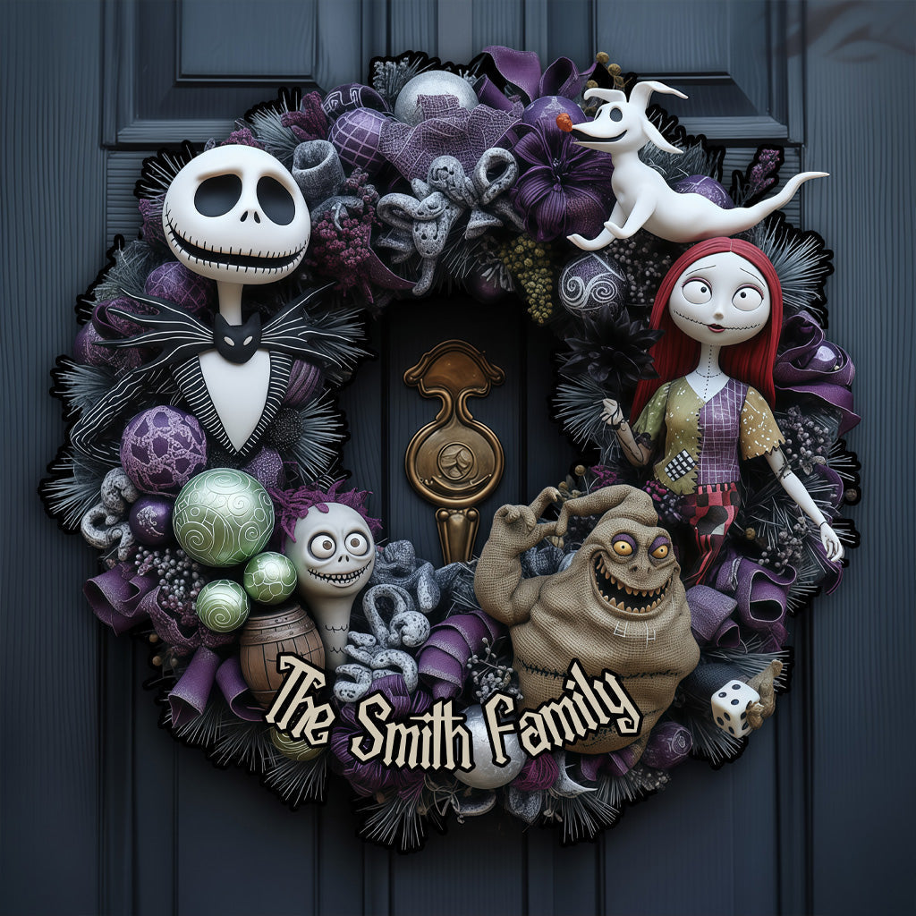 Personalized Nightmare Before Christmas Wood Sign Unique Gift Wood Sign GradoCreations