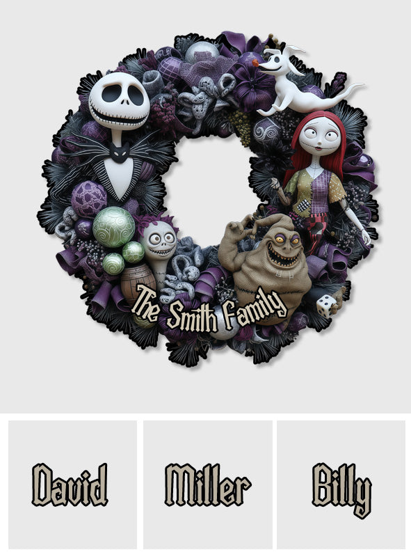 Personalized Nightmare Before Christmas Wood Sign Unique Gift Wood Sign GradoCreations