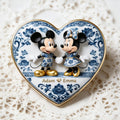 Personalized 3D Embossed Enamel Pin Custom Couple Gift 3D Embossed Enamel Pin GradoCreations