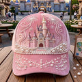 Personalized Pink Dream Castle Classic Cap for Kids Classic Cap GradoCreations