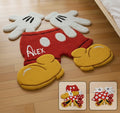Personalized Mickey Mouse Non-Slip Tufted Rug Custom Name Gift for Kids Non-Slip Tufted Rug GradoCreations