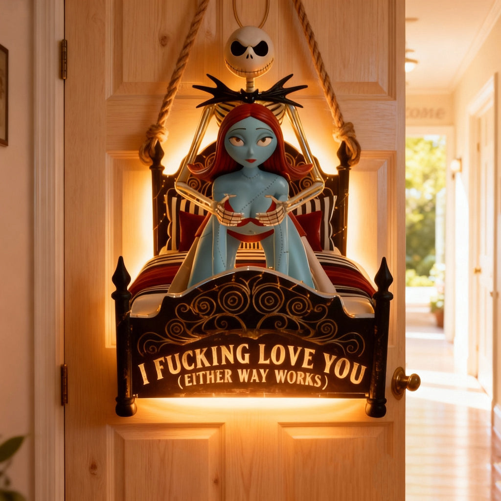 Personalized Nightmare LED Acrylic Sign for Couples | Unique Gift LED Light Acrylic Sign GradoCreations