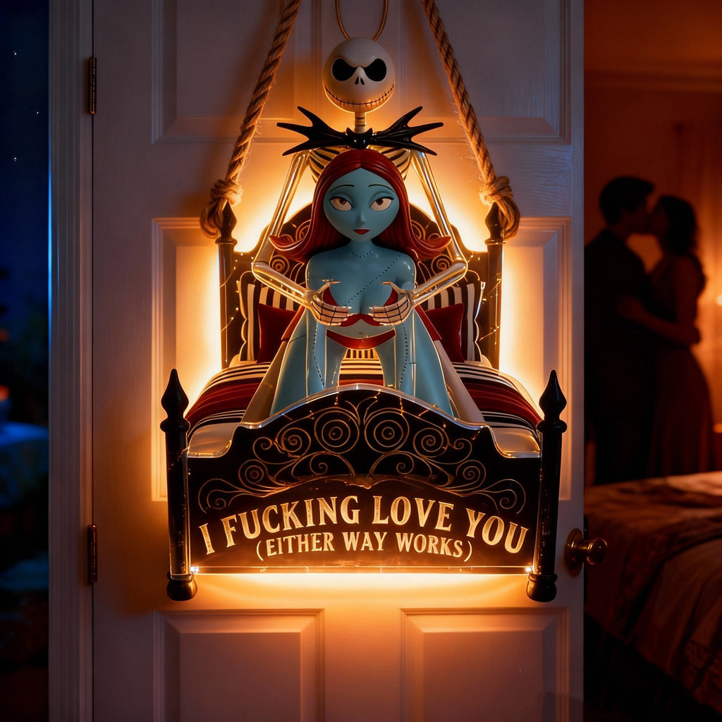 Personalized Nightmare LED Acrylic Sign for Couples | Unique Gift LED Light Acrylic Sign GradoCreations