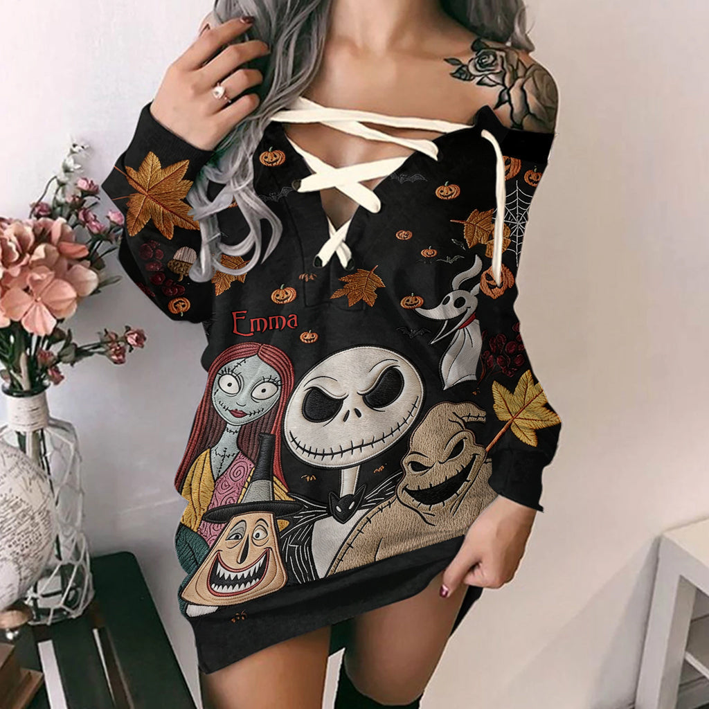 Personalized Off Shoulder Dress with Unique 3D Design for Women Off shoulder dress GradoCreations