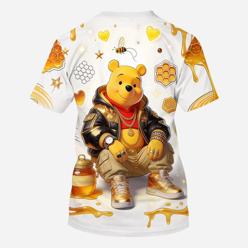 Personalized Cool Honey Bear All Over Shirt Gift for Movie Fans AOP Shirt GradoCreations