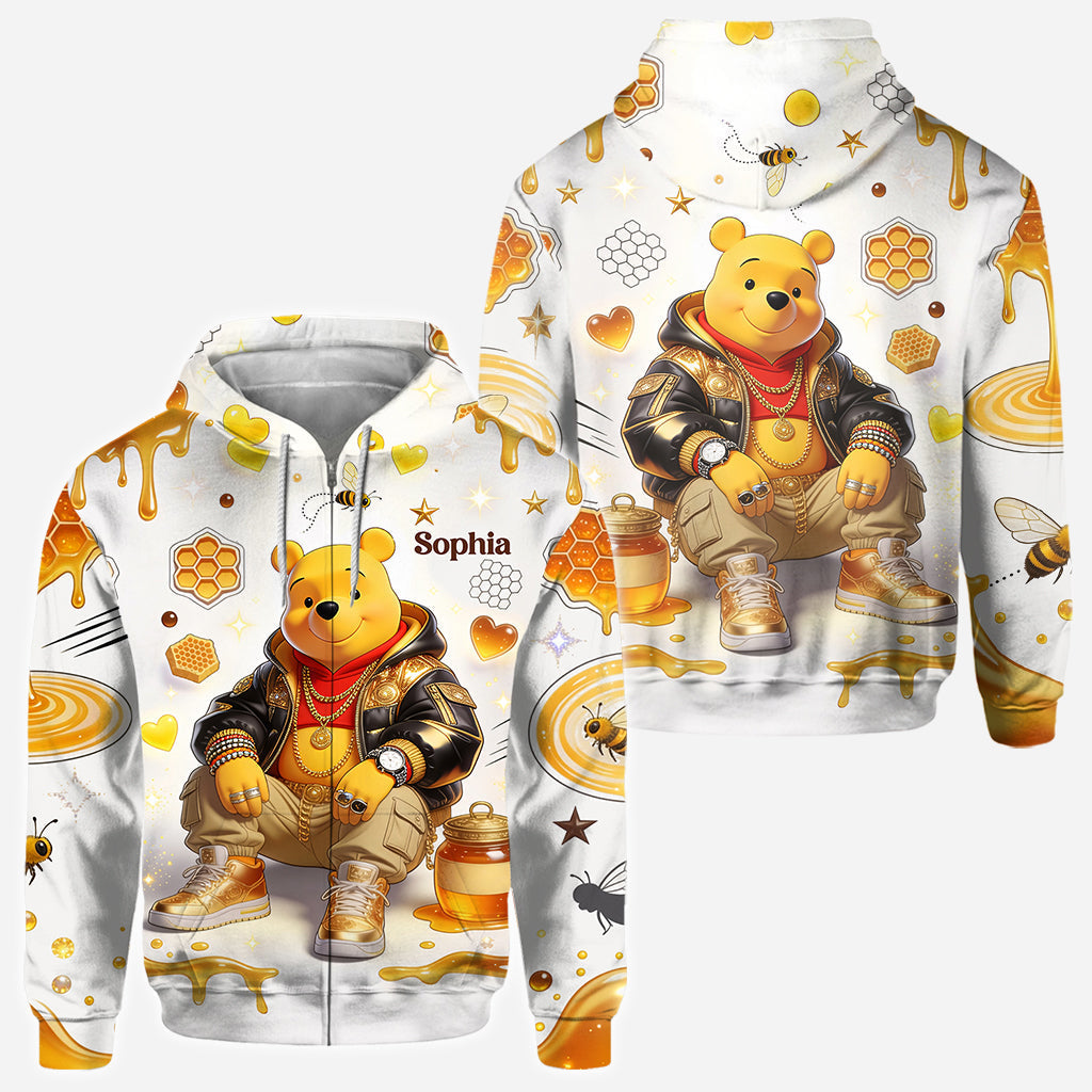 Personalized Cool Honey Bear All Over Shirt Gift for Movie Fans AOP Shirt GradoCreations