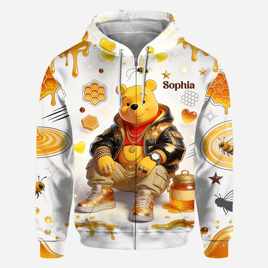 Personalized Bear All Over Shirt Custom Name Gift for Kids All Over Shirt GradoCreations