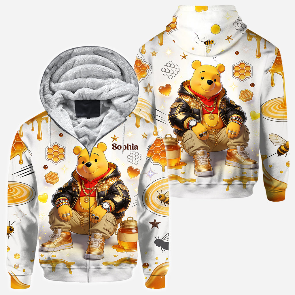 Personalized Bear All Over Shirt Custom Name Gift for Kids All Over Shirt GradoCreations