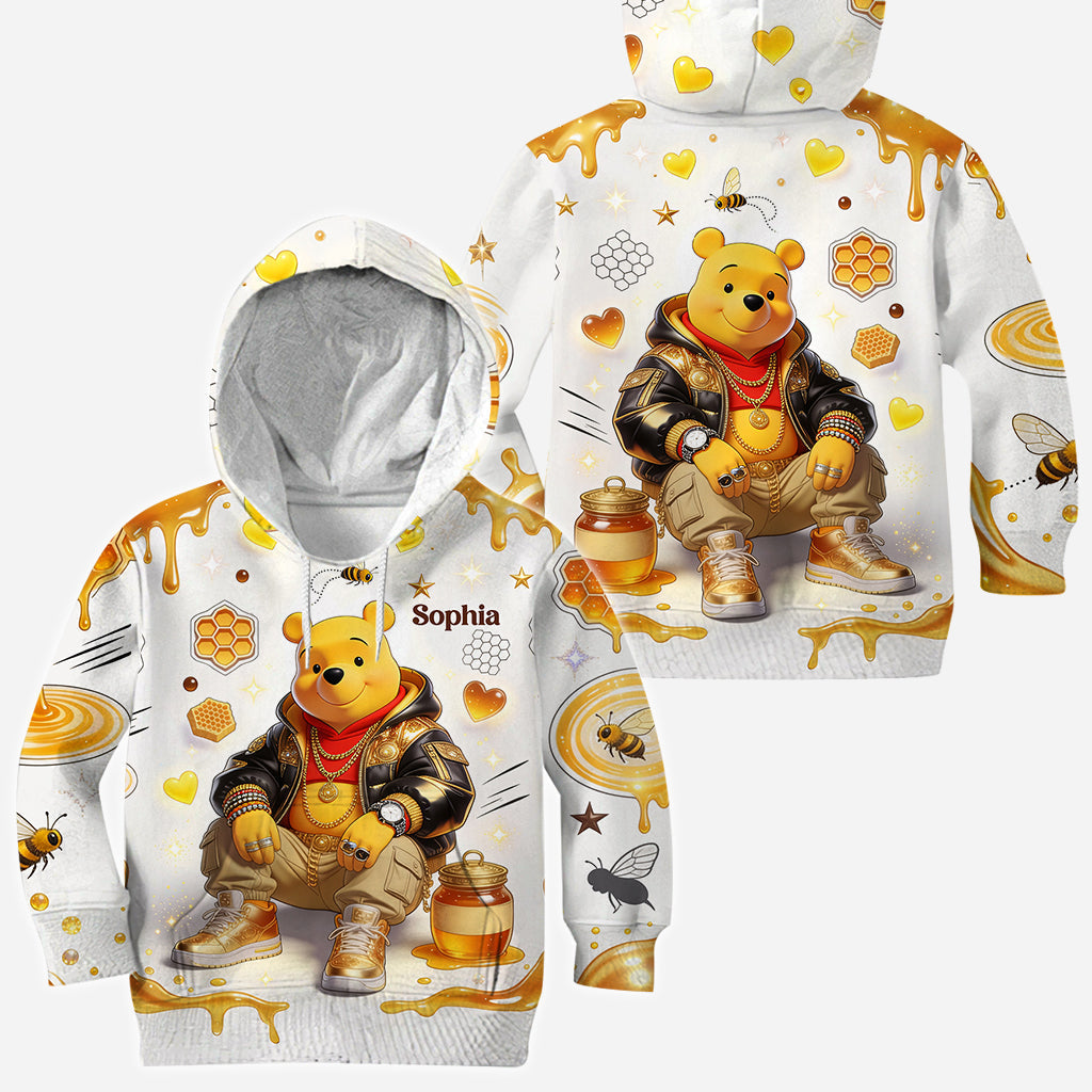 Personalized Bear All Over Shirt Custom Name Gift for Kids All Over Shirt GradoCreations