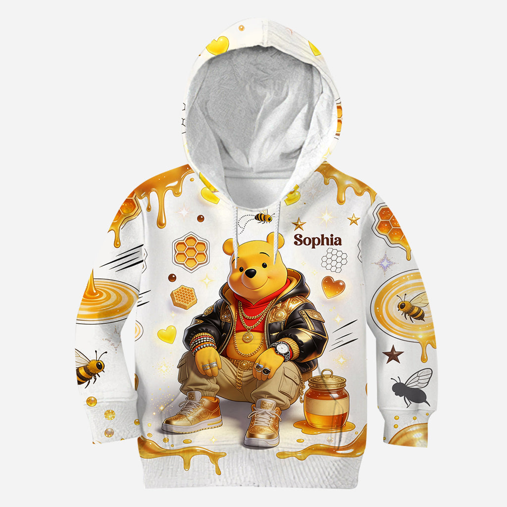 Personalized Bear All Over Shirt Custom Name Gift for Kids All Over Shirt GradoCreations