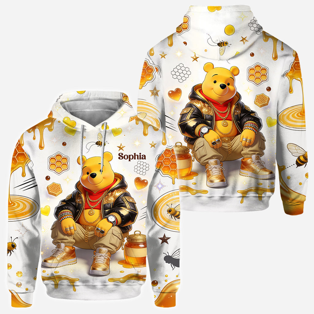 Personalized Cool Honey Bear All Over Shirt Gift for Movie Fans AOP Shirt GradoCreations