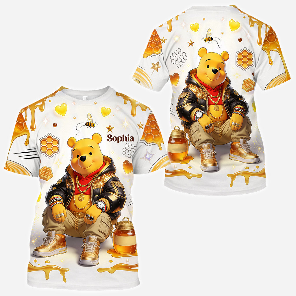 Personalized Cool Honey Bear All Over Shirt Gift for Movie Fans AOP Shirt GradoCreations