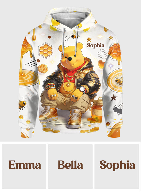 Personalized Cool Honey Bear All Over Shirt Gift for Movie Fans AOP Shirt GradoCreations