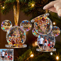 Personalized Flip Ornament with Photo & Name for Christmas Gift Flip Ornament GradoCreations
