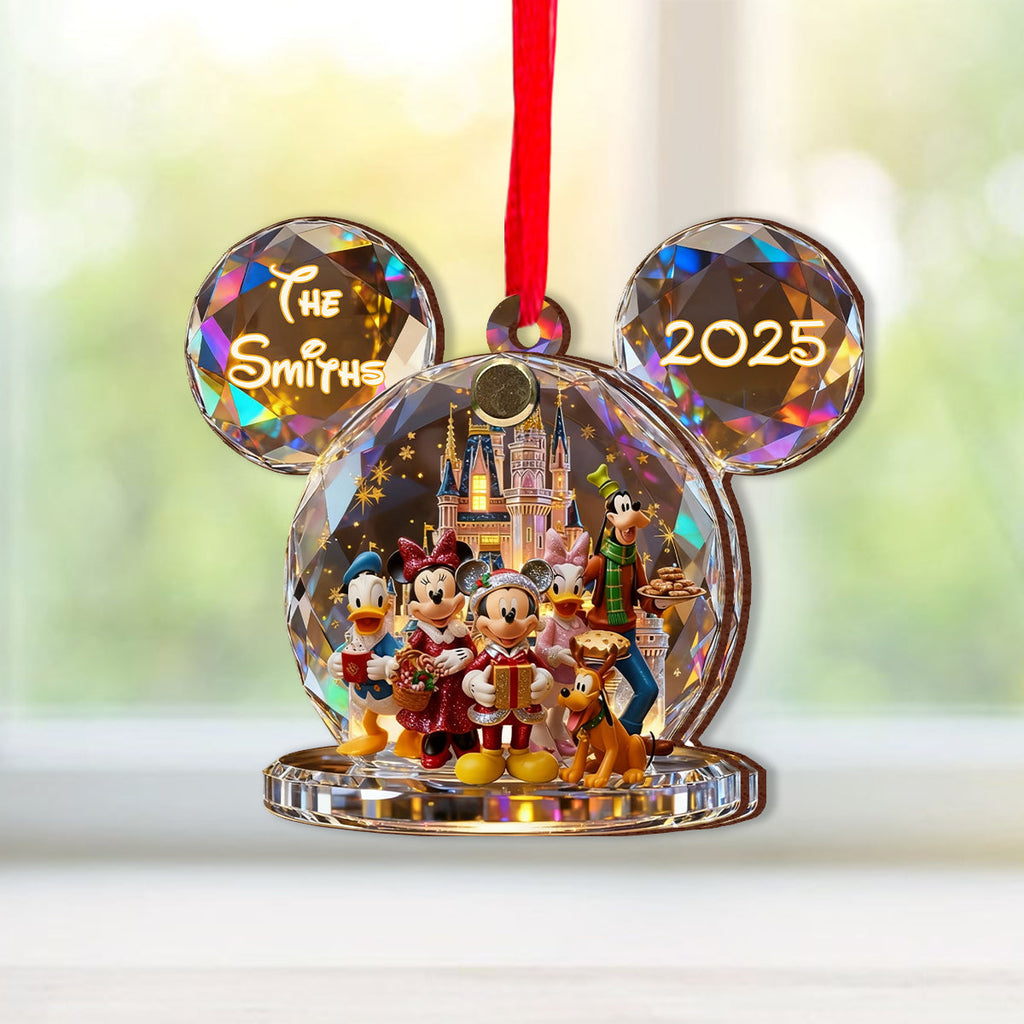 Personalized Flip Ornament with Photo & Name for Christmas Gift Flip Ornament GradoCreations