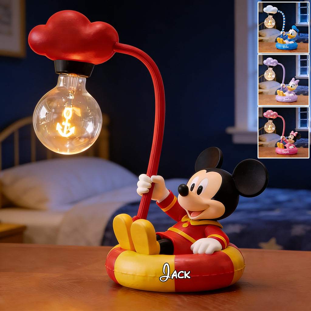 Personalized Mickey Mouse Acrylic LED Night Light Custom Gift Acrylic LED Night Light GradoCreations