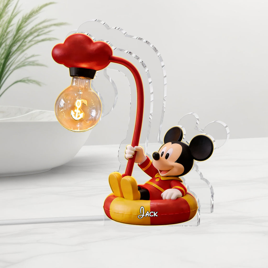 Personalized Mickey Mouse Acrylic LED Night Light Custom Gift Acrylic LED Night Light GradoCreations