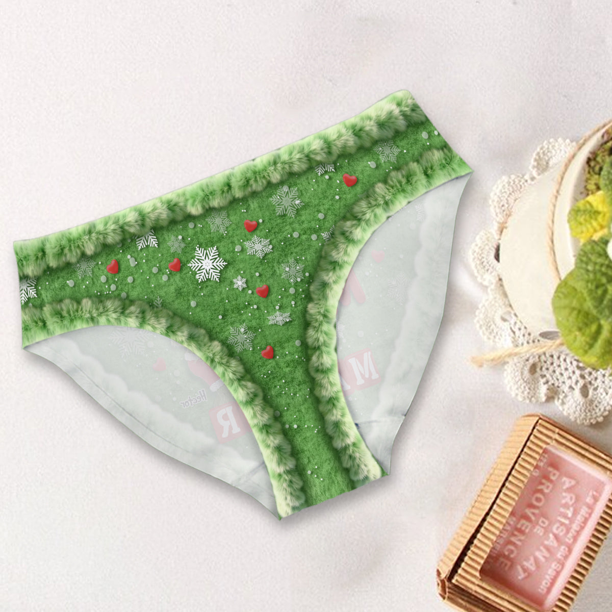 Personalized Christmas Women's Briefs with Unique Design Women Briefs GradoCreations