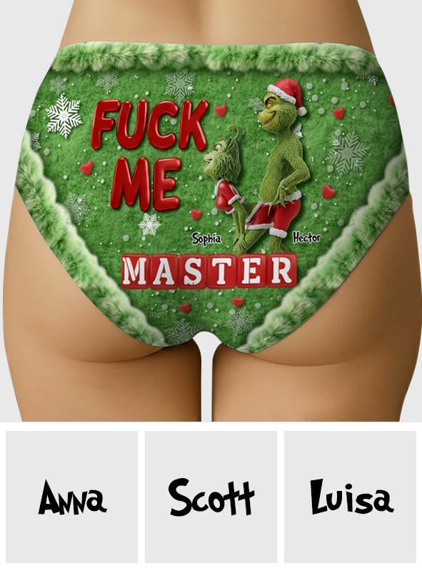 Personalized Christmas Women's Briefs with Unique Design Women Briefs GradoCreations