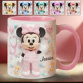 Personalized Nurse Accent Mug with Custom Name Gift for Her Accent Mug GradoCreations